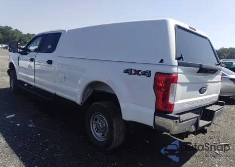 2019 Ford F250 Xl из США, поврежденный, VIN 1FT7W2B62KEG22230